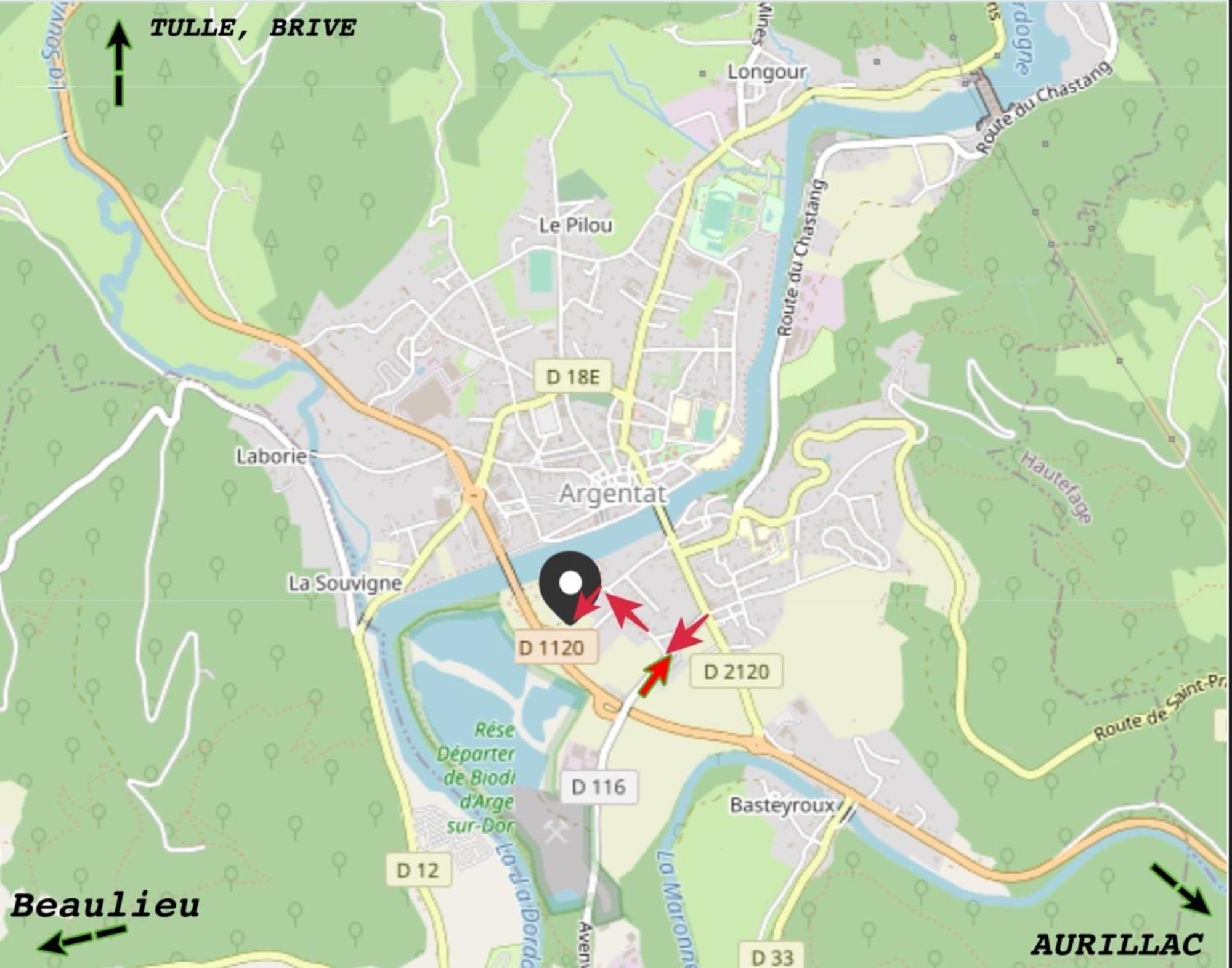 *A Setting Between Dordogne And Swimming Pool* Apartman Argentat Kültér fotó